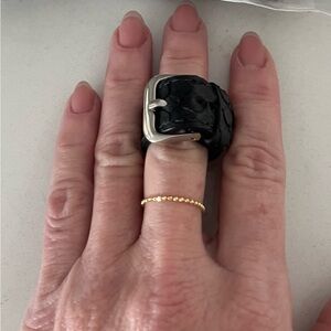 RK New York Python Ring Black